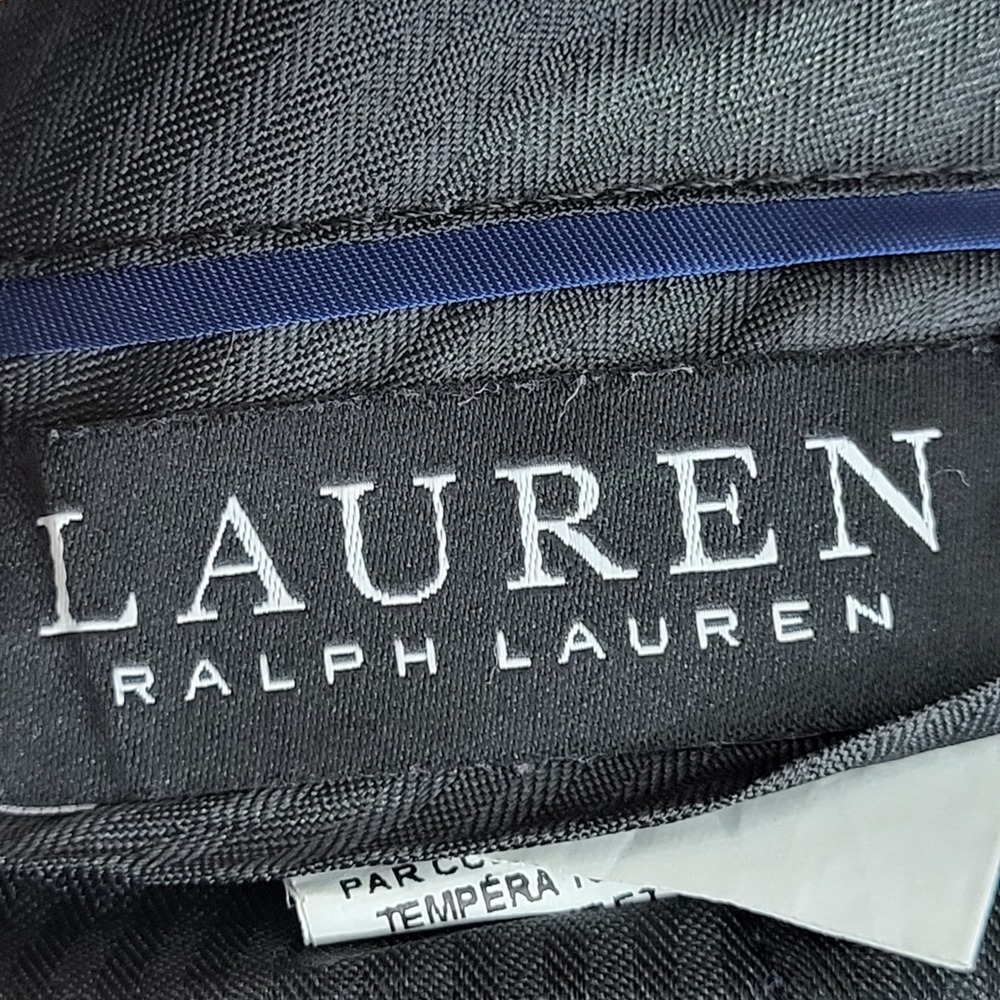Lauren Ralph Lauren Dress Pants Men 40x30 Navy Glen Plaid Stretch Trousers - Picture 3 of 13